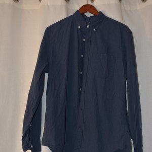 J. Crew Mercantile Flex Slim Med Blue Button Down